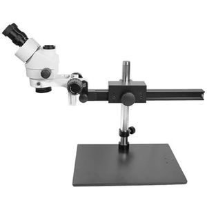Accessoireset voor microscopen, binoculaire microscoopset, 3,5 x 90 x, optionele accessoires, stereo-zoom, werkbank met grote zwarte basis, verbeterde microscoop-objectglaasjes