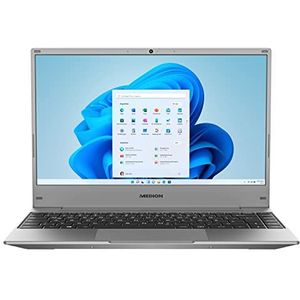 MEDION E13203 33,7 cm (13,3 inch) Full HD notebook (Intel Pentium Silver N5030, 128GB SSD, 4GB DDR4 RAM, webcam, Win 11 Home S Modus)