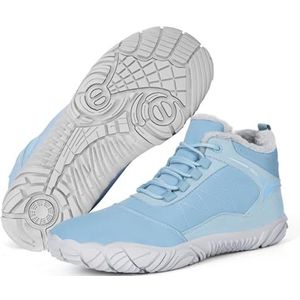 Orgonite Unisex blotevoetenschoenen voor dames en heren, sneldrogende trailschoenen, ademend, fitnessschoenen, zacht, licht, badschoenen met antislipzool en brede teenbox, W2 lichtblauw, 44 EU