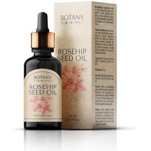 BotanyRoom Rozenbottelolie, biologisch, koudgeperst, voor natuurlijke anti-aging gezichtsverzorging, wilde rozenolie, biologische koudgeperst als voedende biologische olie, huidverzorging,