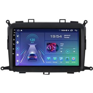 Android 12 Autoradio Voor KIA Carens 2013-2018 9 Inch Touchscreen Met Carplay Android Auto Ondersteunt GPS Navigatie Bluetooth WIFI AM/FM USB Spiegel Link SWC + Achteruitrijcamera(M500S - 8 Core 4+64G