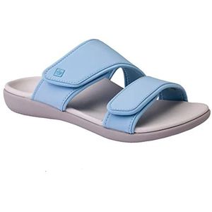 Spenco Kholo Nuevo Slide Sandaal voor dames, Blauw, 7 UK Wide