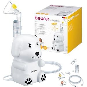 Beurer IH 24 Kids Inhalator, kindvriendelijk ontwerp, vernevelen van vloeibare geneesmiddelen, vanaf 6 maanden, hoog vernevelvermogen, korte inhalatietijd, siliconenmasker