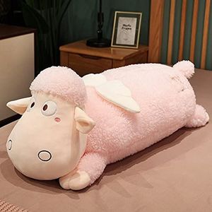 60-100 cm Giant Kawaii Engel Schapen Knuffel Zachte Knuffel Speelgoed Voor Kinderen Meisje Kussen Verjaardagscadeautjes 60 cm roze