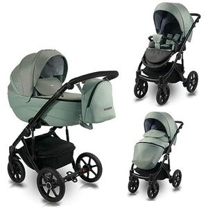 Kinderwagen 3-in-1 babyzitje en Isofix selectie Ideaal by SaintBaby Mint ID03 3in1 met babyzitje