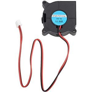 Koelventilator, 4020 DC PWM, Super ventilatie Low Power Turbo Fan Blower, voor 3D-printerkoeling, zwart, 40 * 40 * 20 mm(24 V)