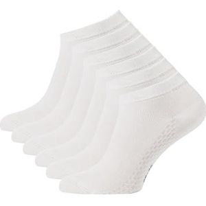 Cotton Prime - Sneakersokken - Wit - 6 Paar - Uniseks - Korte Schacht - Ademend