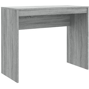 vidaXL Bureau 90x40x72 cm bewerkt hout grijs sonoma eikenkleurig