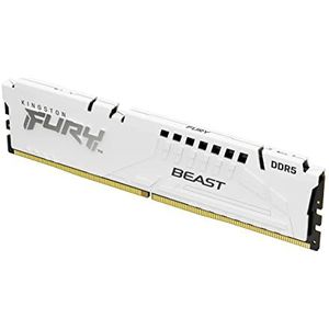 Kingston FURY Beast 32GB 6400MT/s DDR5 CL32 DIMM Wit Desktop Gaming Geheugen Enkelvoudig - KF564C32BW-32