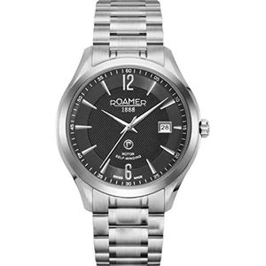 Roamer Automatisch horloge, zwart/zilver, armband