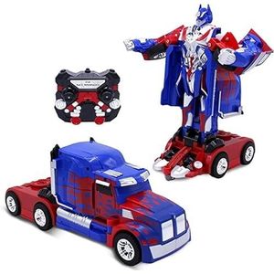 SPIRITS JUNSt Transformbots Speelgoed Kindertruck RC Speelgoed Transformerende Robot RC Auto Speelgoed Jongens - Blauw