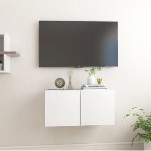 CBLDF Hangende tv-kast Wit 60x30x30 cm