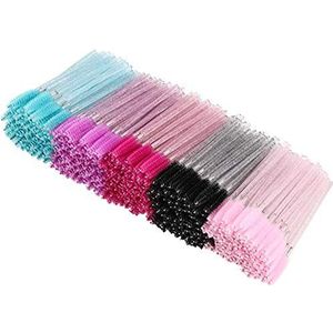 500 Mascara Wands Wimper Borstel voor Wenkbrauw Eye Lash Extension Kleurrijke
