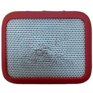 Luidspreker beschermhoes voor JBL GO4 siliconen hoes draadloze Bluetoth luidspreker anti-stoot en anti-val bescherming cover (rood)