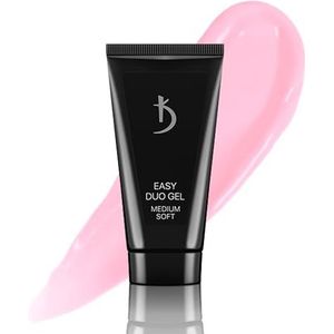 K Professionele acrylgel - Poly Nail Gel -30ml - Polygel Nail - Opbouwgel Acrylgel voor nagels UV LED - Builder Easy Duo Gel Medium Soft Art 07