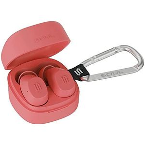 Soul S-Nano Ultra Portable True Wireless Earbuds Peach Orange