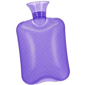 1000ml PVC Lekvrij Koud Warm Water Bottle Bag Pouch met Cover Paars 01