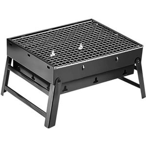 Gasgrill Dikker Opvouwbare Draagbare BBQ Grill Patio Barbecue Grill Kachel Outdoor Camping Picknick Barbecue Compacte houtskoolbarbecue BBQ