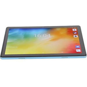 HD Tablet 10 Core Office Tablet 8MP 20MP Camera 12GB RAM 256GB ROM EU Plug 100-240V Gezinsgebruik (Blauw)