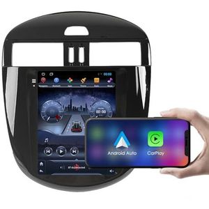 Android 15 Autoradio Navi voor N-issan Tiida (2011-2015) 9,7 ""Touchcreen DVD Multimedia Player met Draadloze Carplay GPS Navigatie FM BT Ontvanger 5G-WiFi HIFI SWC DSP MIC,4g+64g
