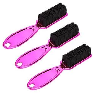 Baardstylingborstel - Zachte en Harde Borstelharen, Gebogen Handvat, Nylon Haar, Duurzaam Handvat van PP-materiaal - Tem en Vorm Alle Soorten Baarden, Must-have voor Dagelijkse