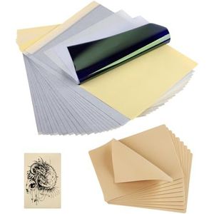 STIGMA 10 stuks tattoo praktijk huid en 20 stuks tattoo transfer papier nep huid tattoo stencil papier set voor tatoeage accessoires