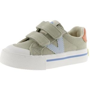 Victoria Tribu Unisex Canvas Low Tennis & Contrast Pieces & Straps 1065189 for Kids KAKI 34