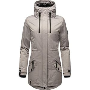 Navahoo Avrille II Winterjas voor dames, warm, kort, XS-XXL, grijs (zink grey), L