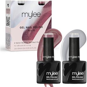 Mylee Gel Nagellak Set 2x10ml [Boss B] - The Corpcore Collection - UV/LED Soak-Off Nail Art, Langdurig, Manicure en Pedicure, Professioneel, Salon & Thuisgebruik [Herfst/Winter 2024]
