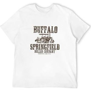Buffalo Springfield Tractor Roller White overhemden(Small)