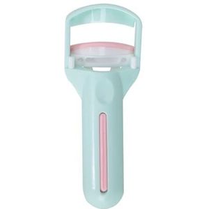 Mini Plastic Druk Type Wimperkruller Geen Trekken Langdurige Wimpers Curling Clip Wimper Lift Groothoek Meisjes (Groen)