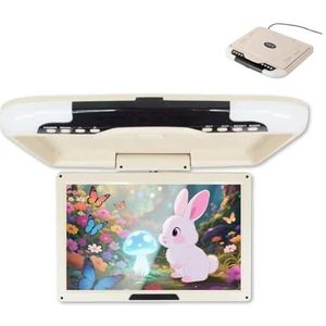 12.1'' DVD Auto Monitor Videospeler HD 1280 * 800RGB LED Scherm Dakmontage Monitor(Beige)