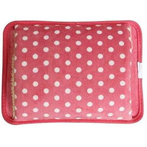 DieffematicRSD Warmwaterkruik Warmwaterzak Elektrische Winter Handwarmer Warmwaterkruik Hand Po Geplaatst Opladen Elektrische Warmwaterzak Plug Handwarmer (Color : Dot grapefruit red)