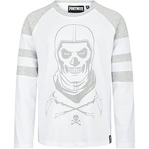 Fortnite T-shirt met lange mouwen, wit-grijs, 164 cm