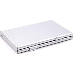 vhbw Etui voor 24x Micro-SD/Transflash geheugenkaarten - Case zilver