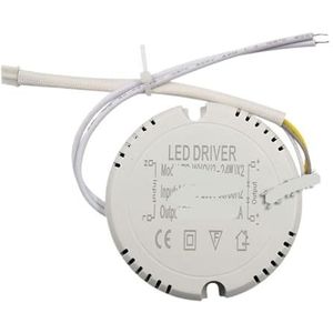 Led constante stroom driver platte lamp ballast transformator driver plafondlamp voeding 24W18W12W (kleur: ronde doos drie kleuren 20-40WX2)