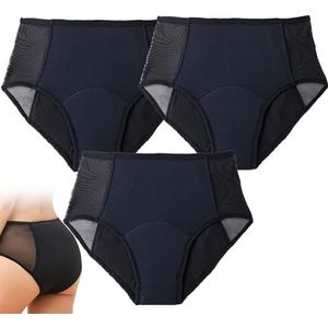 Incontinentieondergoed for dames, lekvrije katoenen slips Urine-incontinentieslips Wasbaar Ademende incontinentieonderbroeken gemaakt van katoen (Size : 4XLarge)