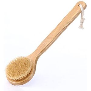 Droge borstelende lichaamsborstel, Droge huid bad douche borstel, Douche terug scrubber, Exfoliator scrub huid borstel, Stimuleert de bloedcirculatie, Verwijder dode huidcellen en toxines, Verbeter lymfatica
