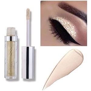 Hotiary Langdurige waterdichte glanzende glitter vloeibare oogschaduw metallic pigmenten make-up metalen glans voor ogen eyeliners fonkelende oogschaduw set cadeau glanzende pen eyeliner kit (A101)
