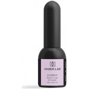 Didier Lab – Premium Rubber Base Gel Icy Lilac 10 ml – LED UV Nagellak IJs‑lila – HEMA‑ & TPO‑vrij – Onderlaag & Base Coat – 2in1 UV Gel voor Manicure