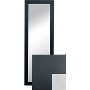 BD ART Wandspiegel decoratieve garderobespiegel full-body spiegel 150x50cm zwart