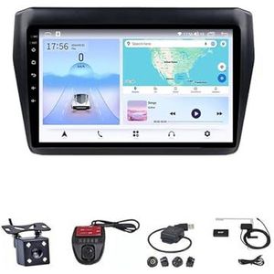 9 Inch Autoradio Voor Suzuki Swift 2017-2019 Carplay Android Navigatie GPS Bluetooth Multimedia Speler Smart Automotive Systeem(4G+WIFI 8G+128G)