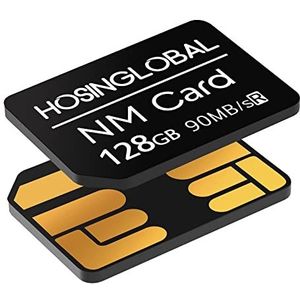 NM geheugenkaart 128GB 90MB/S Nano geheugenkaart Alleen geschikt voor Huawei P30/P40/P50/P60 series/Mate20 series/Mate30 series/Mate40 series/Nove 5 series Nano 128GB kaart
