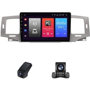 Carplay autoradio 2 Din geldt voor Toyota Corolla 9 E120 2004-2006 met Android Auto Bluetooth 9 inch touchscreen autoradio met DSP GPS stuurwielbediening + achteruitrijcamera(C10 Pro)