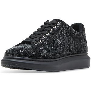 Steve Madden Icebox sneakers voor heren, zwarte strassteentjes, 41 EU, Zwarte strassteentjes, 41 EU