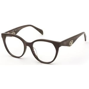 Blumarine - VBM894V - Optische Monturen - Bruin - Acetaat - Geometrisch