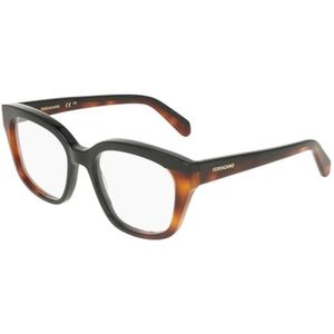 Ferragamo - SF3023 - Optische Monturen - Zwart - Acetaat - Vierkant