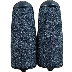 2 Pcs Vervanging Rollen Voetverzorging Gereedschap Voor Elektrische Voeten Eelt Verwijderaars Zwart grof Zand