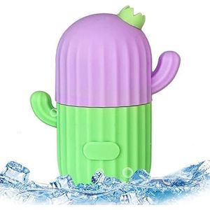YOUDING Face Ice Mold | Siliconen ijsblokjes Cactus Vormige Cold Roller Tool | Herbruikbare Ice Facial Cooling Cube | Slijtvaste Facial Relief voor Verjaardag