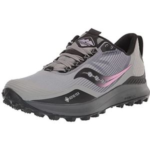 Saucony Peregrine 12 GTX, trailschoenen voor dames, legering kwarts, 38 EU